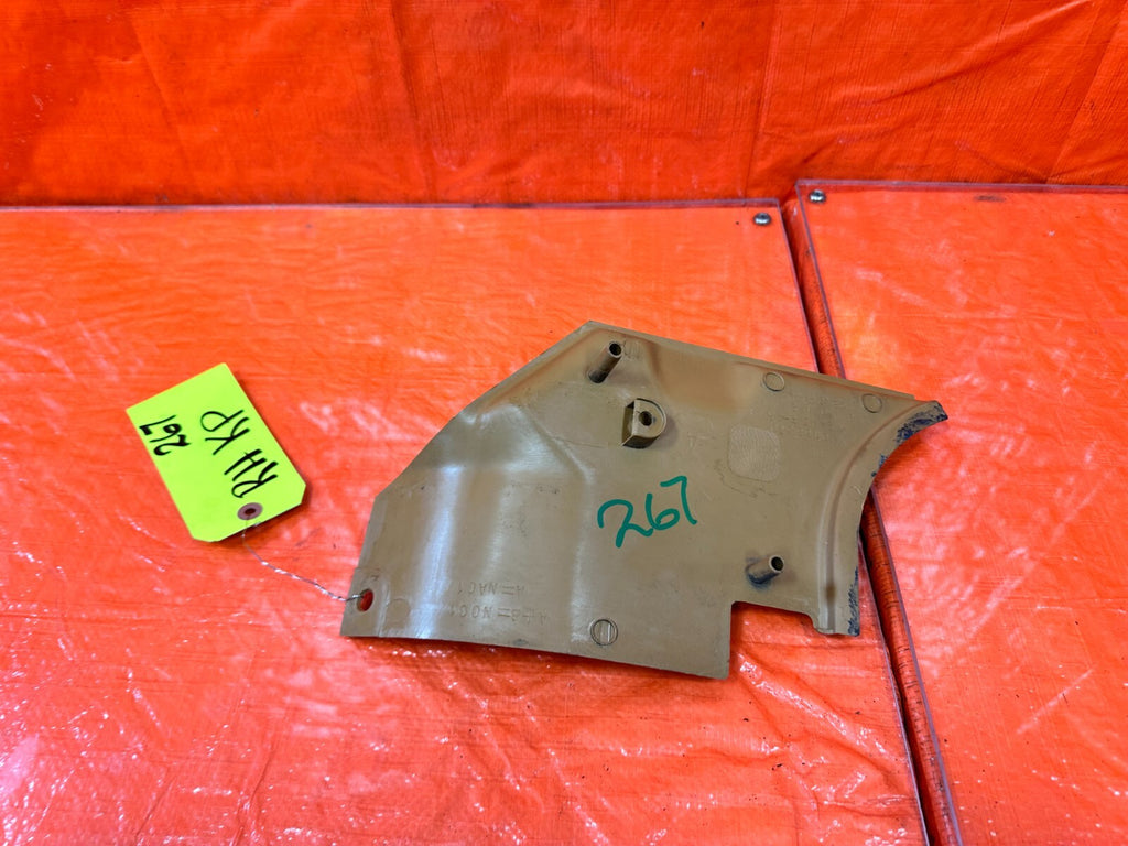 90 93 MAZDA MX 5 MIATA   KICK PANEL   PASSENGER RIGHT SIDE   BROWN TAN OEM #2678