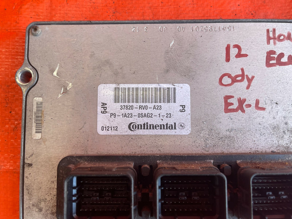 11 12 HONDA ODYSSEY   EX EXL LX MODELS ONLY   ENGINE COMPUTER ECU ECM EBX   OEM3