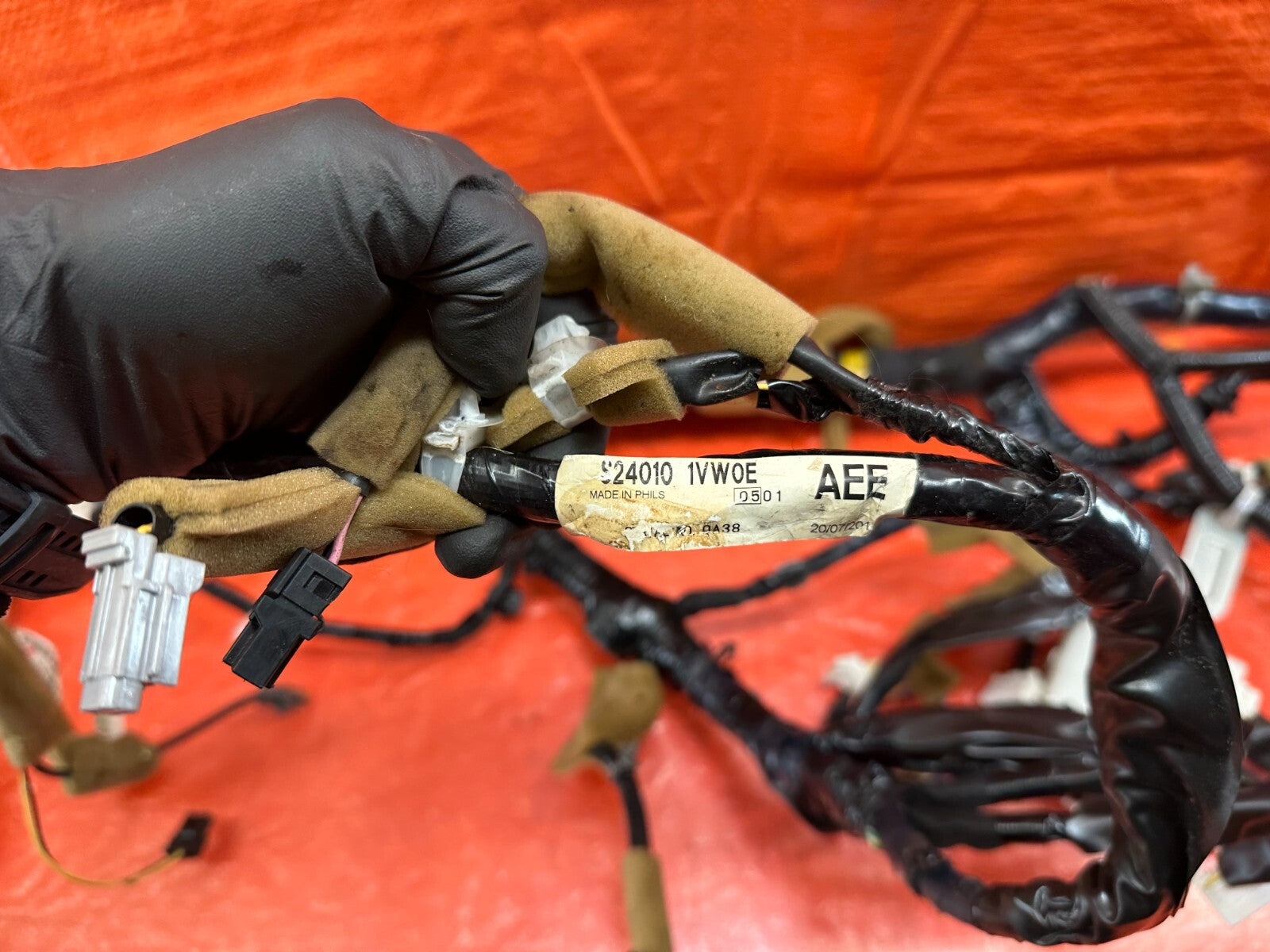 2012 12 INFINITI G37 SEDAN DASH BOARD & CLUSTER WIRING HARNESS WIRE LOOM OEM 2388