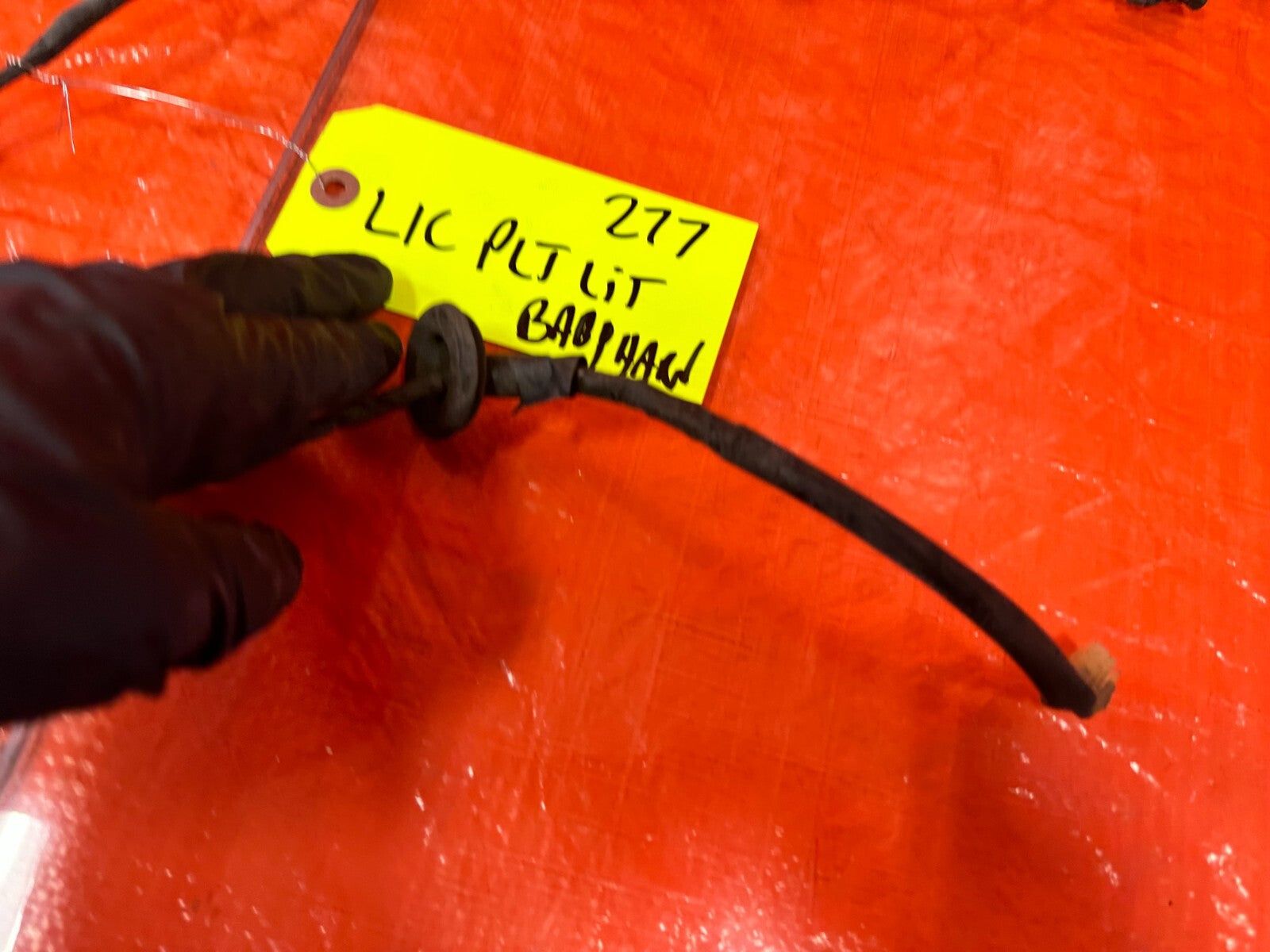 88 91 HONDA CRX   LICENSE PLATE BULB HARNESS   OEM FACTORY #2776