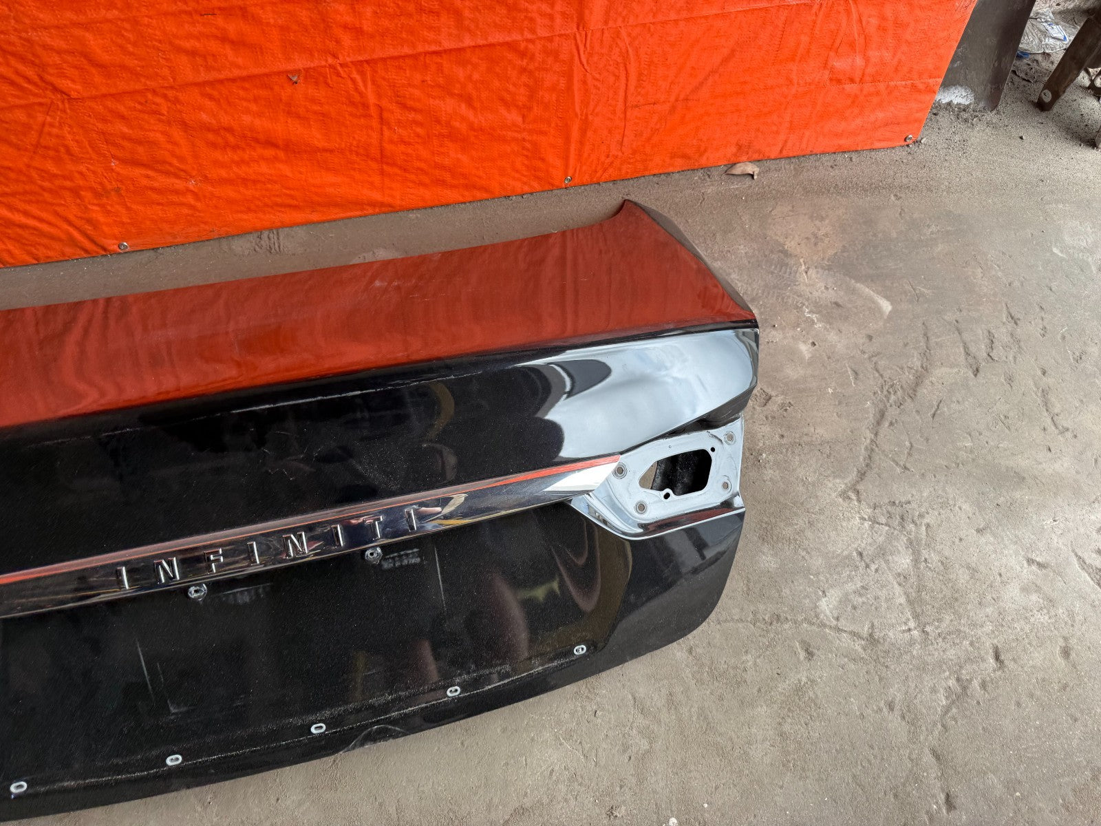 14 17 INFINITI Q50   TRUNK LID   OEM FACTORY OE #Q505