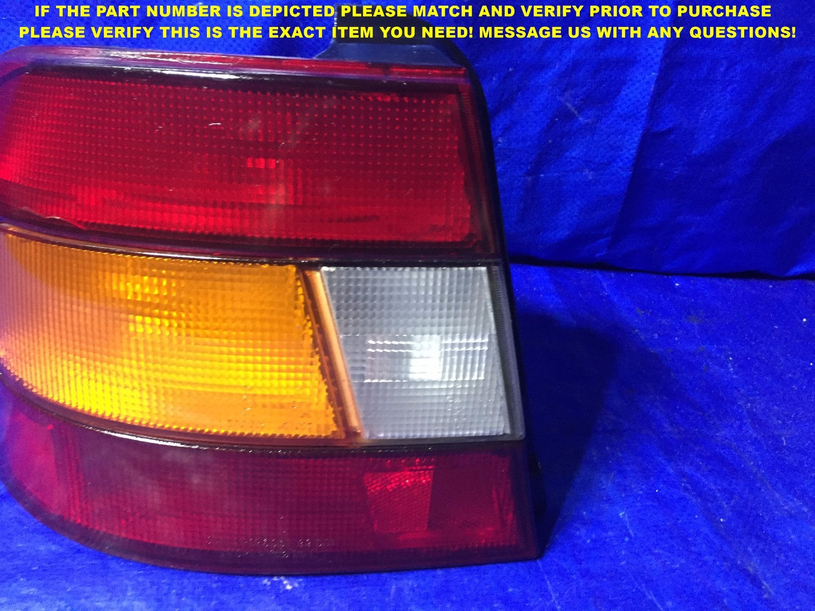 OEM 1992 1993 92 93 HYUNDAI ELANTRA DRIVER LEFT TAIL LIGHT L LH 1