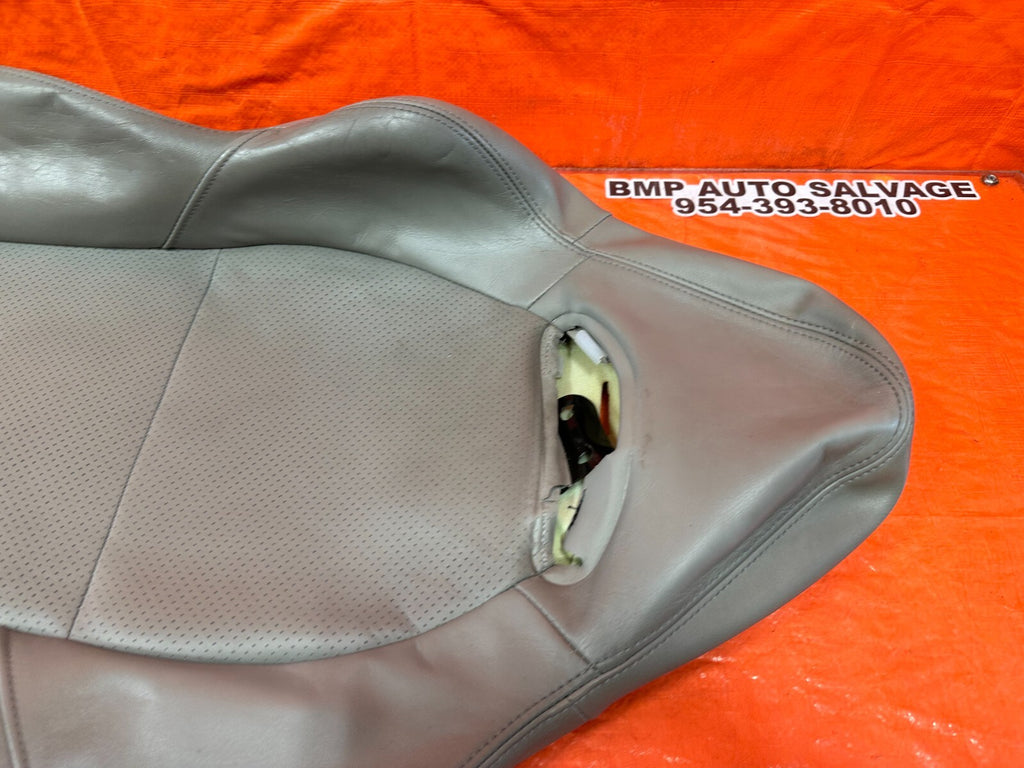 02 04 ACURA RSX   GRAY   RIGHT FRONT UPPER SEAT SKIN LEATHER COVER OEM 2544