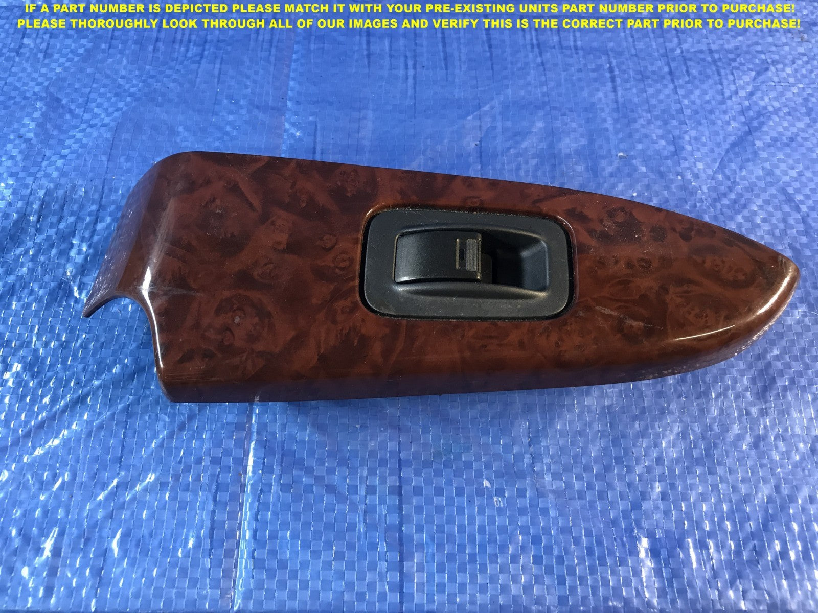 OEM 2004 2005 2006 ACURA MDX DRIVER LEFT REAR WOOD GRAIN WINDOW SWITCH0