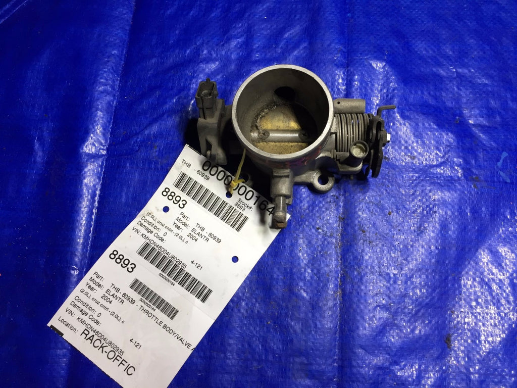 OEM 2004 HYUNDAI ELANTRA 2.0L THROTTLE BODY ASSEMBLY 0
