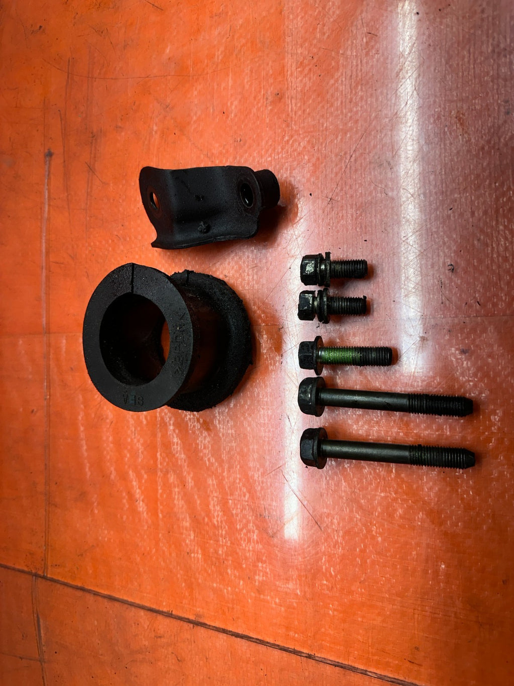 04-05 ACURA TSX 2.4L POWER STEERING RACK PINION MOUNTING BOLTS SET OEM #3394