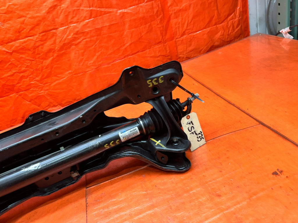 97 01 HONDA PRELUDE 2.2L FRONT SUBFRAME K MEMBER W/ POWER STEERING RACK OEM #33517