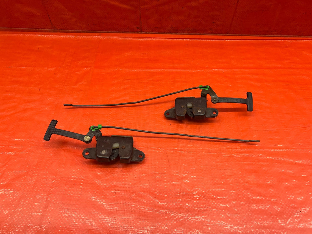 96 00 HONDA CIVIC COUPE   REAR SEAT RELEASE PULL HANDLES   LEFT & RIGHT OEM #2310
