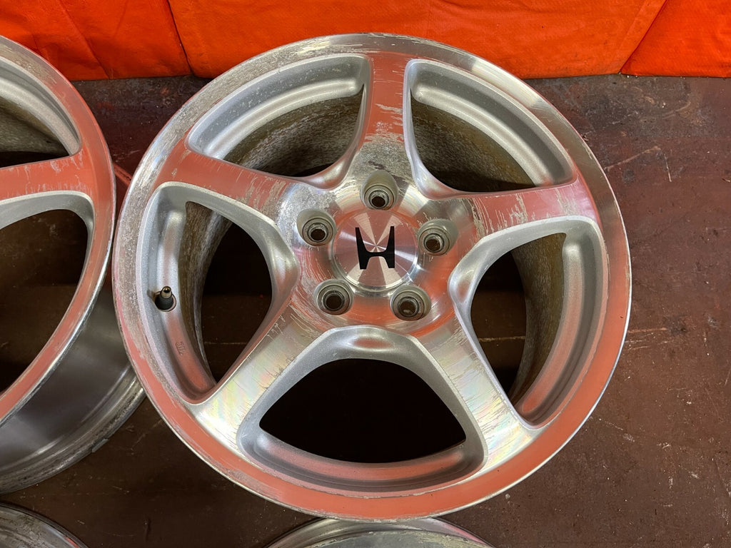 00 03 HONDA S2000 AP1   GENUINE FACTORY WHEEL SET   WHEELS RIMS   FRONT REAR OEM4