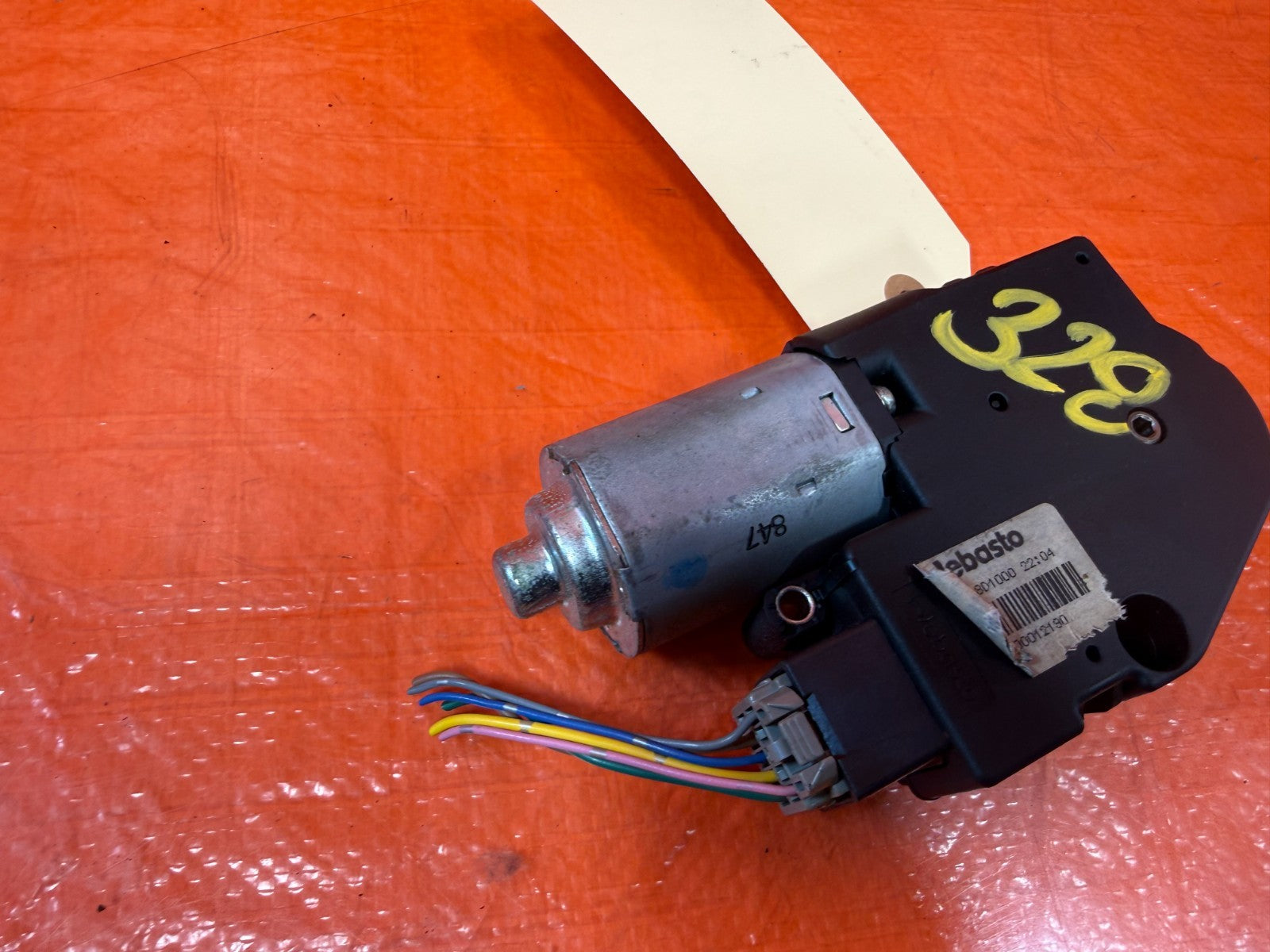 08 15 INFINITI G37 2D COUPE   SUNROOF MOONROOF SLIDING ROOF   MOTOR   OEM #3284