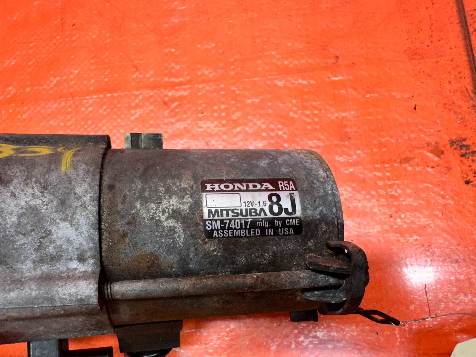 13 15 HONDA CIVIC SI 4D 2.4L K24Z7 MT ENGINE STARTER MOTOR ASSEMBLY OEM #3346