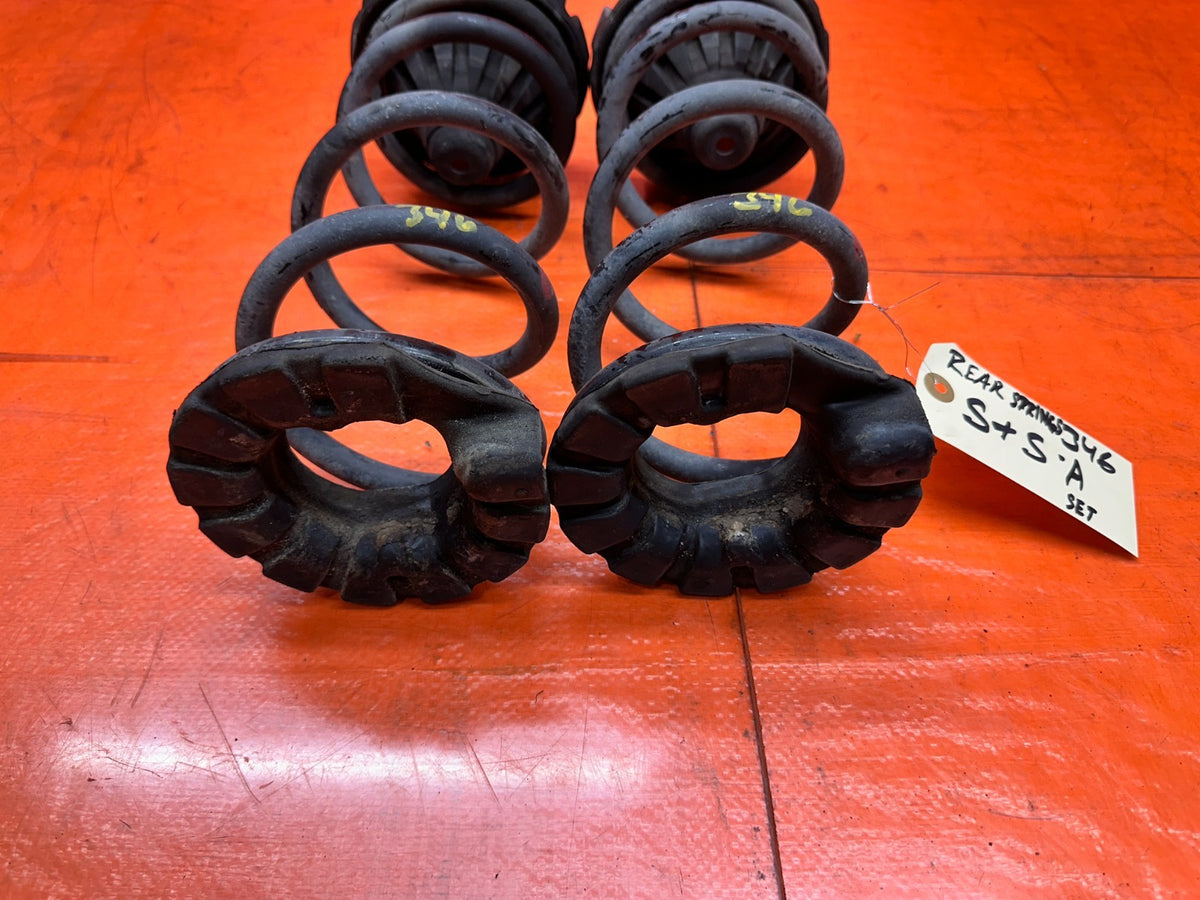 03-08 NISSAN 350Z 2D REAR SUSPENSION COIL SPRINGS PAIR LEFT RIGHT OEM #3464