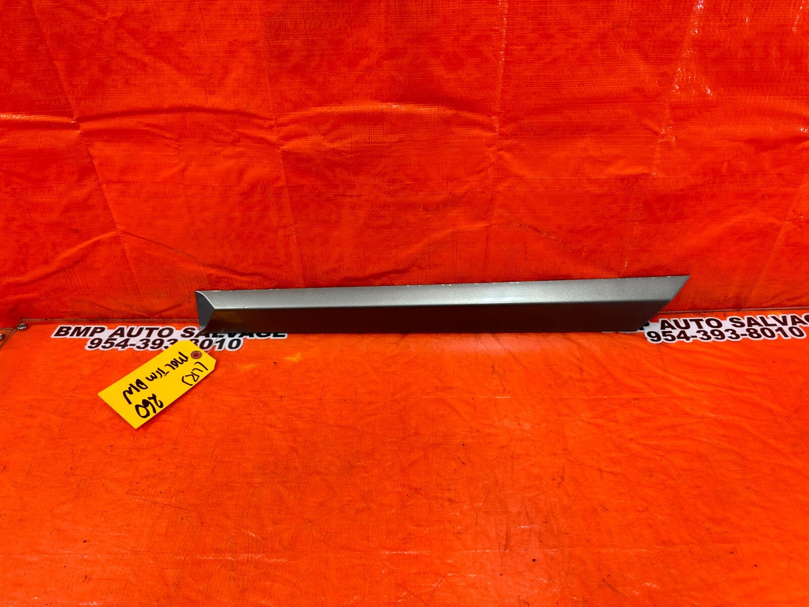 06 11 HONDA CIVIC SI 4D SEDAN   DOOR MOLDING IMPACT STRIP LEFT REAR OEM #2600