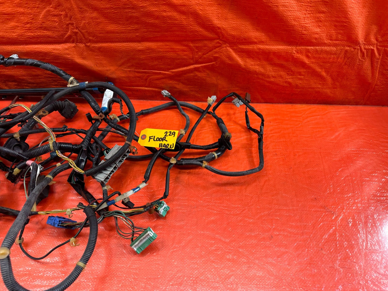 98 01 INTEGRA SEDAN GS GSR LS   FLOOR / REAR WIRING HARNESS WIRE LOOM   OEM #2291