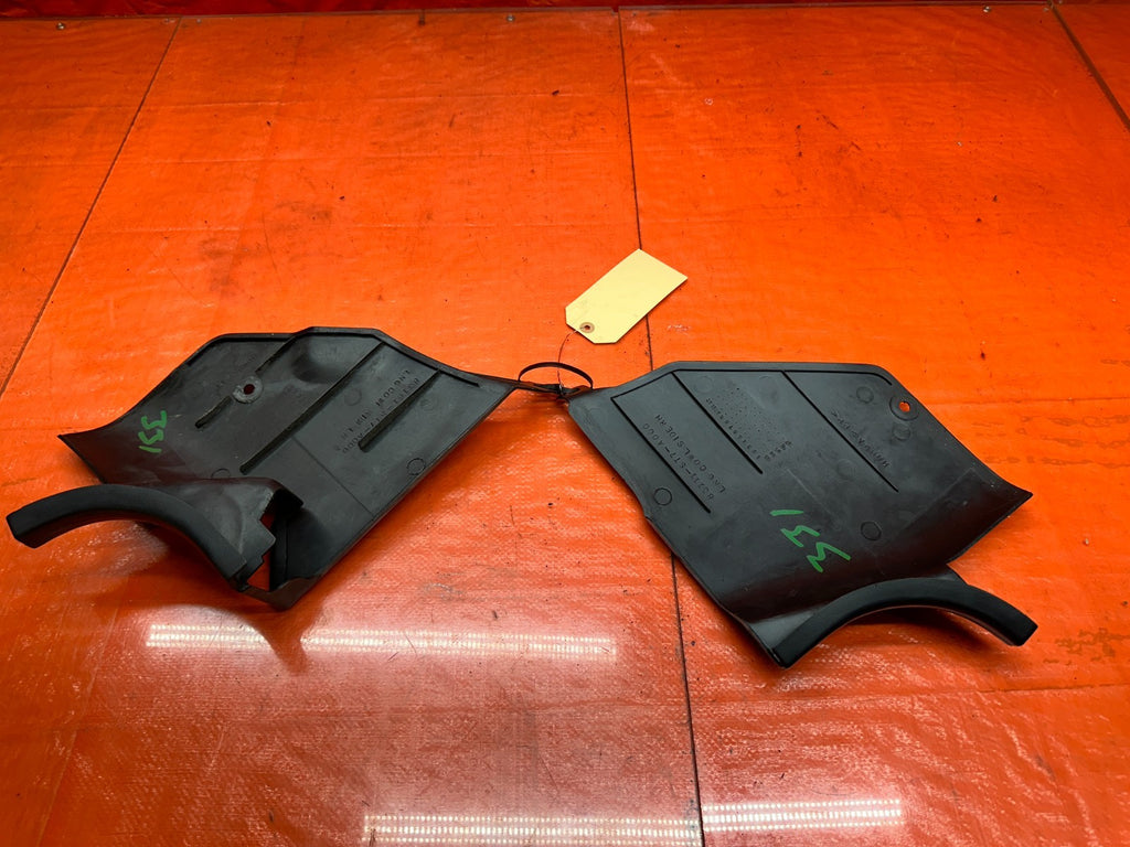94 01 ACURA INTEGRA LEFT RIGHT INTERIOR KICK PANEL TRIM BLACK OEM #3315