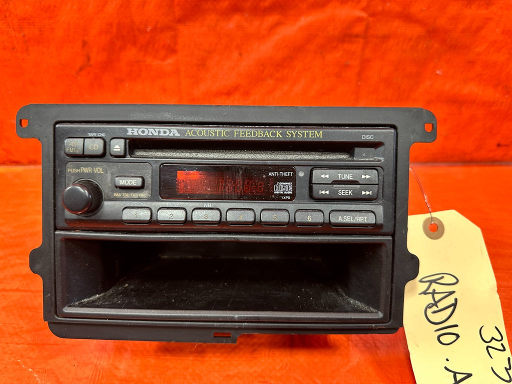 97 01 HONDA PRELUDE   AM FM RADIO STEREO CD PLAYER   OEM FACTORY #3233