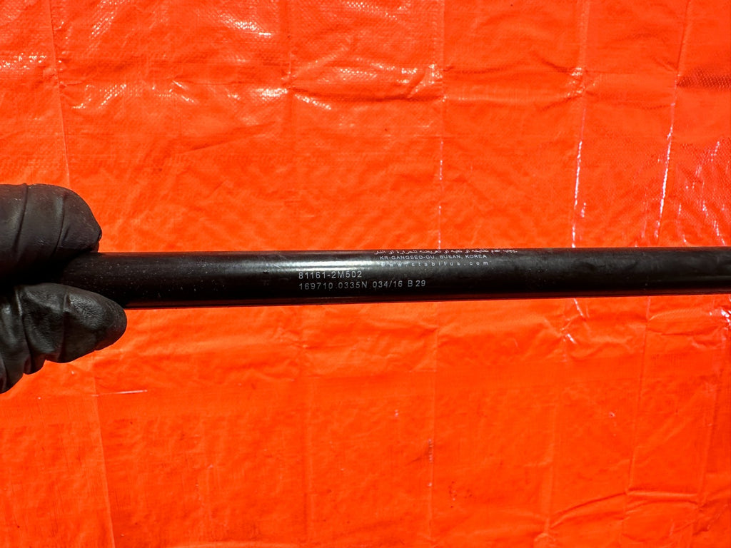 13 16 HYUNDAI GENESIS COUPE 3.8L   HOOD PROP LEVER SHOCK STRUT   OEM #3025