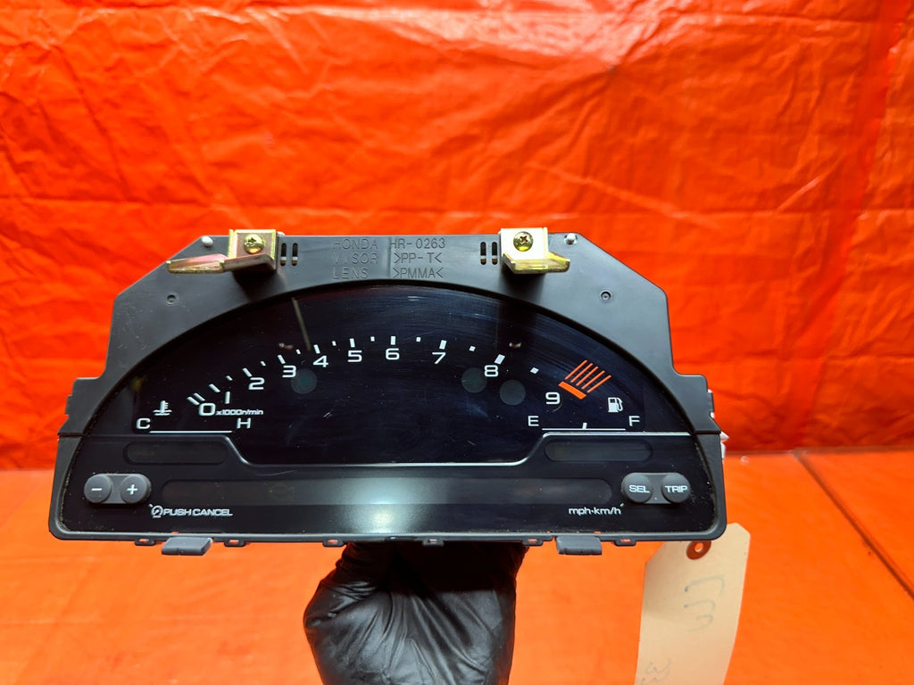 00 03 HONDA S2000 AP1 2.0L INSTRUMENT GAUGE CLUSTER SPEEDOMETER TACHOMETER 3377