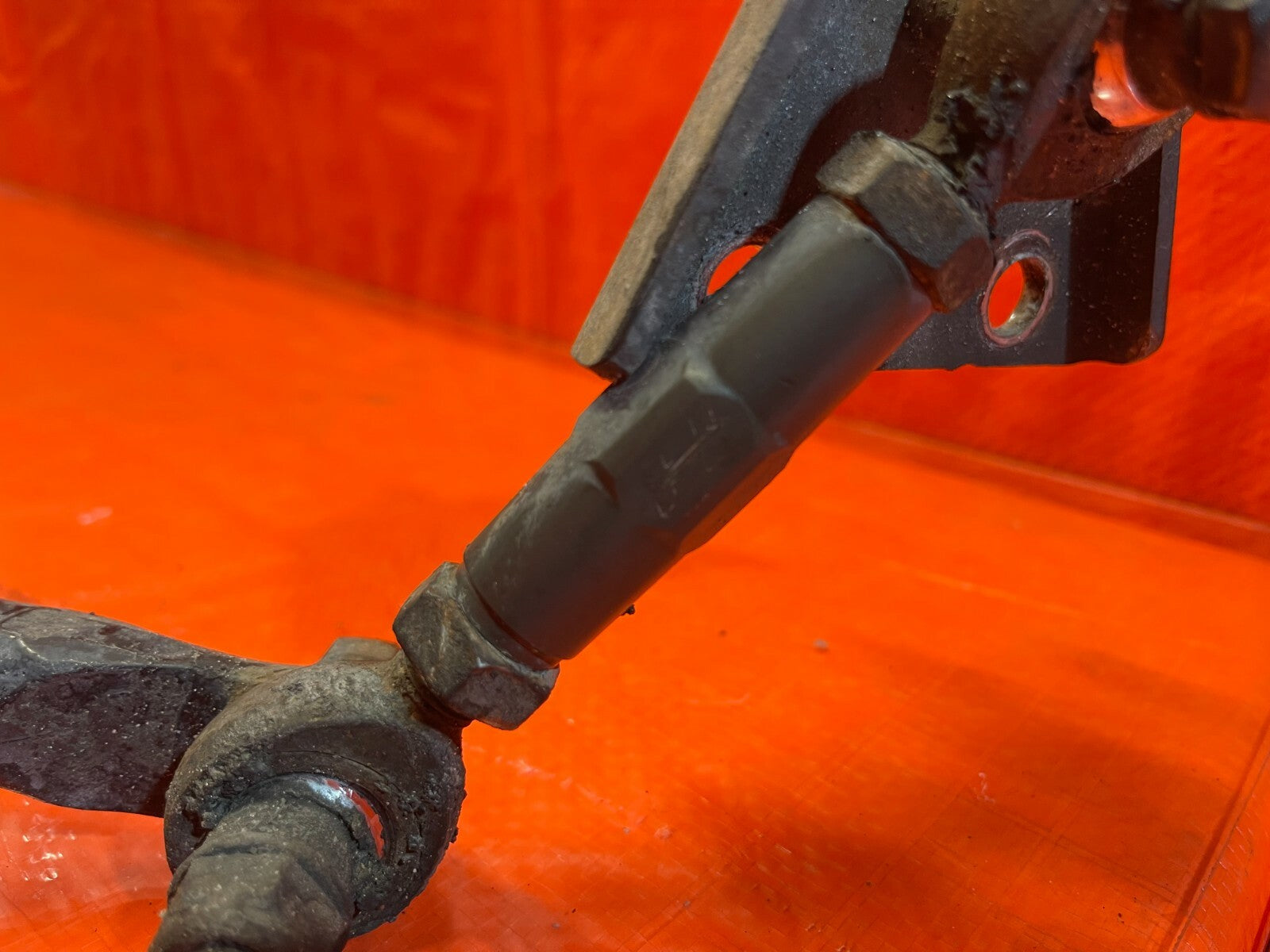 08 15 LANCER EVOLUTION EVO X 10   REAR SWAY BAR W/ HOTCHKIS HEAVY DUTY ENDLINKS5