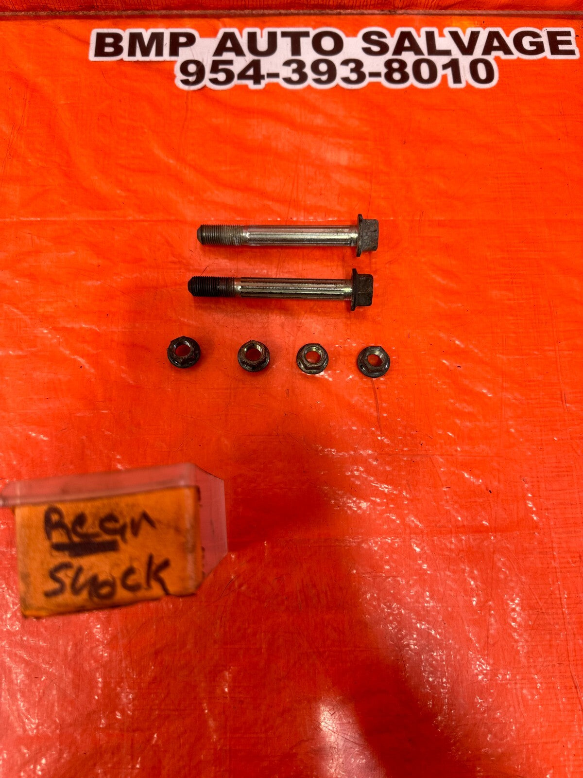 97 01 HONDA PRELUDE   REAR SHOCK TO LOWER CONTROL ARM BOLTS HARDWARE OEM #2590