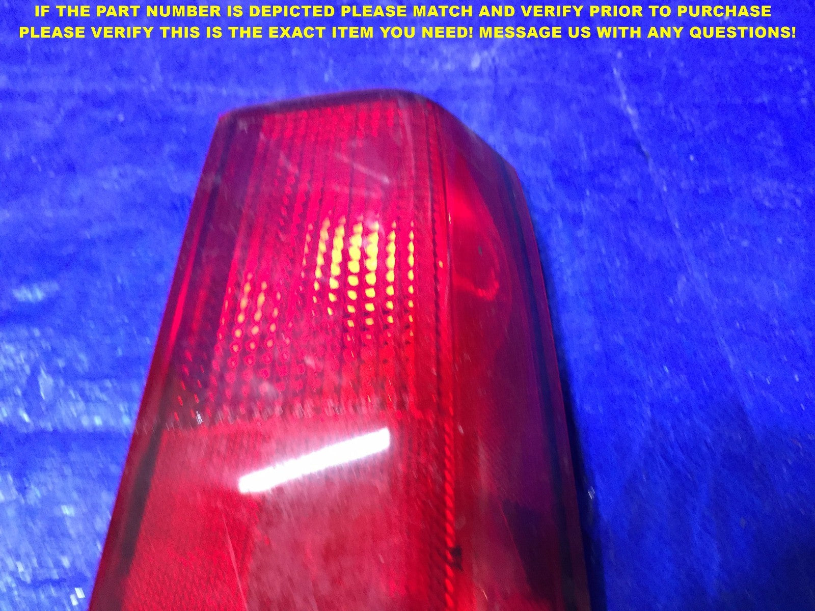 OEM 1985   2005 CHEVROLET CHEVY ASTROVAN PASSENGER RIGHT TAIL LIGHT R RH4