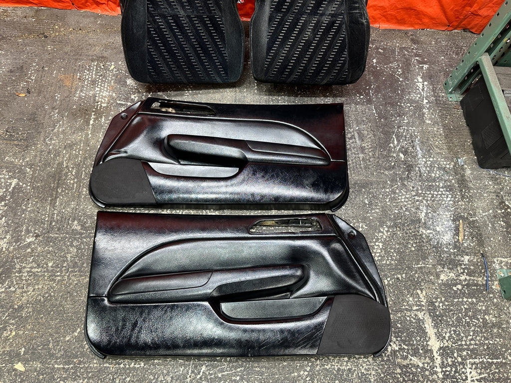 97 01 HONDA PRELUDE 2.2L HEATED FRONT SEATS DOOR PANELS WITH SWITCHES OEM #3359