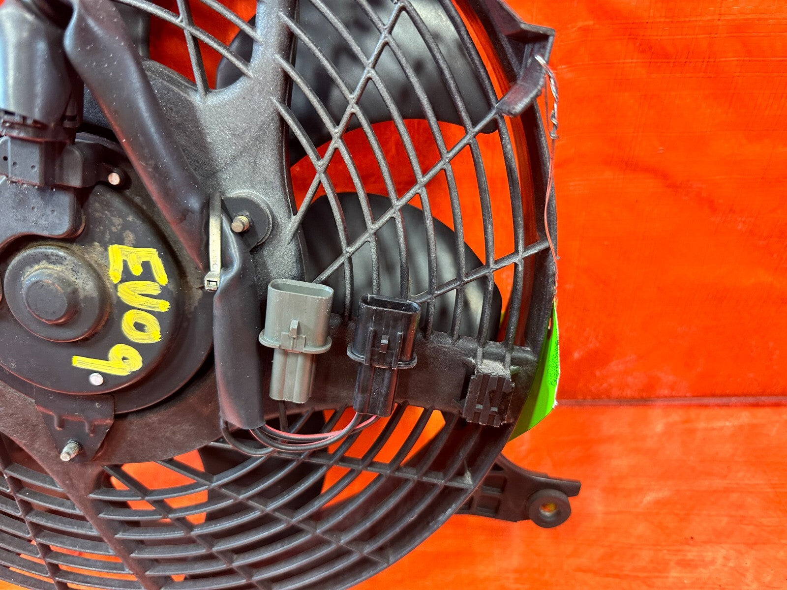 03 06 LANCER EVOLUTION VIII 8 EVO IX 9   7 BLADE RADIATOR COOLING FAN  OEM #EVO96