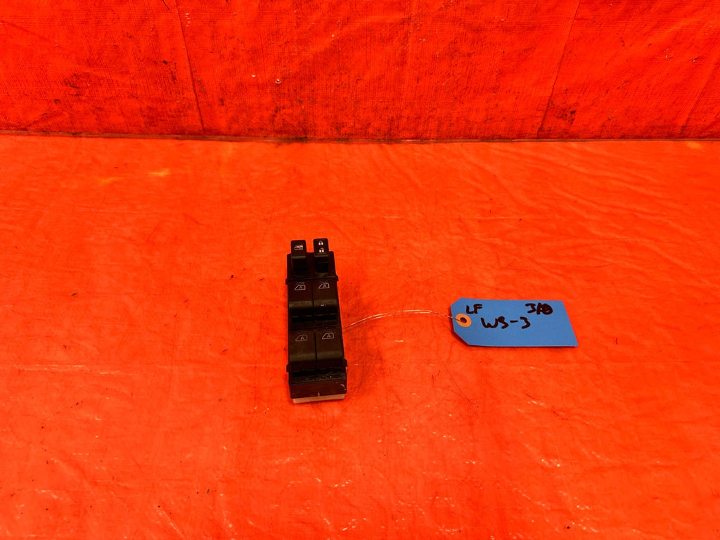 09 15 INFINITI G37 CONVERTIBLE   DRIVER LEFT MASTER WINDOW SWITCH OEM #3100