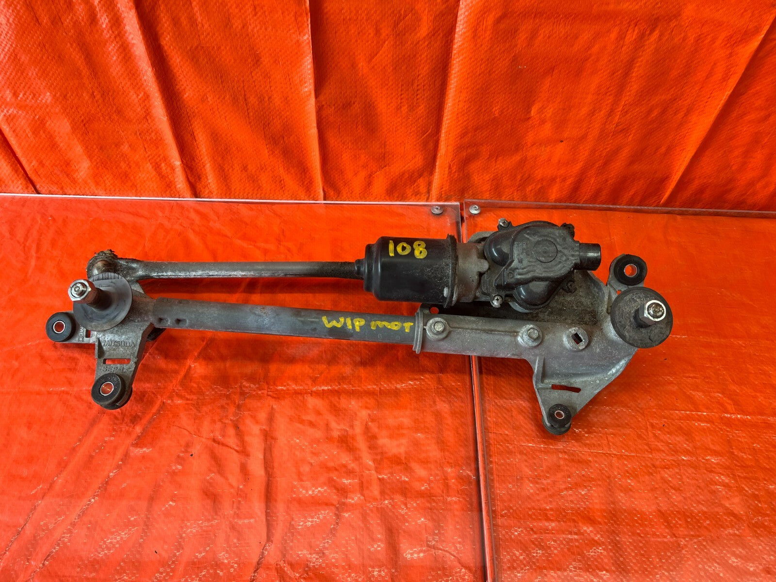 06 08 ACURA TL   WINDSHIELD WIPER MOTOR W/ LINKAGE   100% COMPLETE   OEM #1080