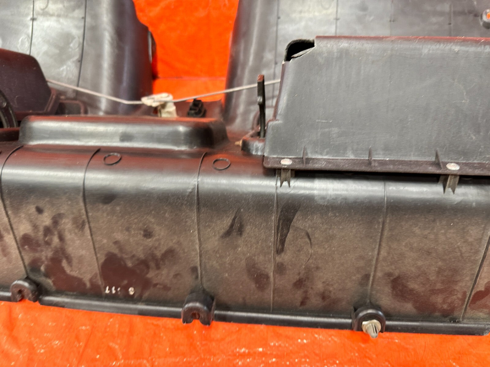 93 97 HONDA DEL SOL   REAR STORAGE CONSOLE COMPARTMENT CUBBY TRIM   OEM #29516