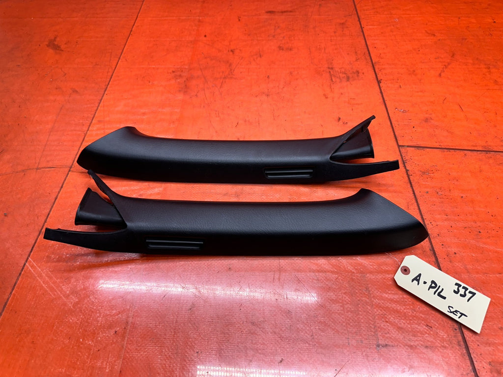 00-09 HONDA S2000 AP1 AP2 FRONT WINDSHIELD A PILLAR TRIM PAIR OEM #3370