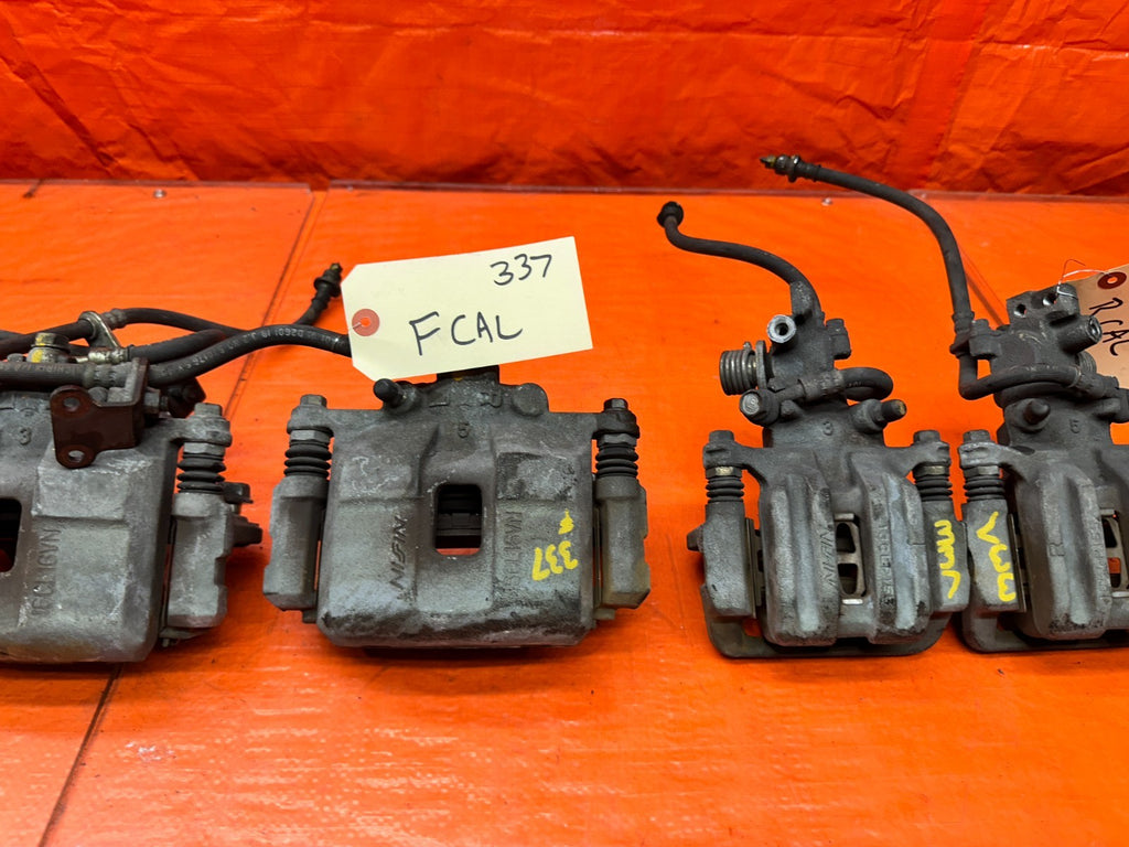 00 03 HONDA S2000 AP1 FRONT REAR BRAKE CALIPERS BRACKETS PADS SET LEFT RIGHT #339