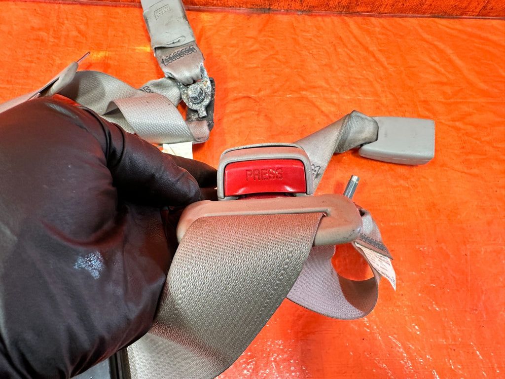 09 14 ACURA TSX   REAR SEAT BELT SET   LEFT & RIGHT SEAT BELTS   GRAY   OEM 32112