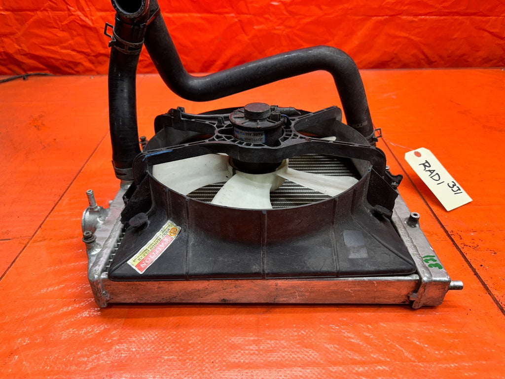 94 01 ACURA INTEGRA UPGRADE ALUMINUM RADIATOR WITH COOLING FANS #3315