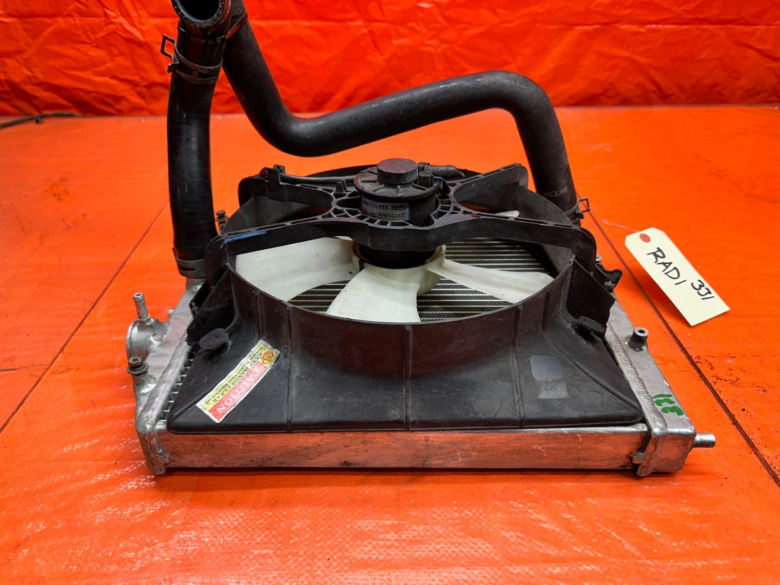 94 01 ACURA INTEGRA UPGRADE ALUMINUM RADIATOR WITH COOLING FANS #3315