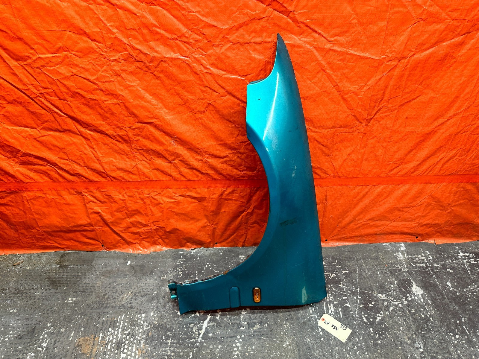 92 95 HONDA CIVIC 2D COUPE LEFT DRIVER FRONT FENDER PANEL W/ SIDE MARKER OEM0