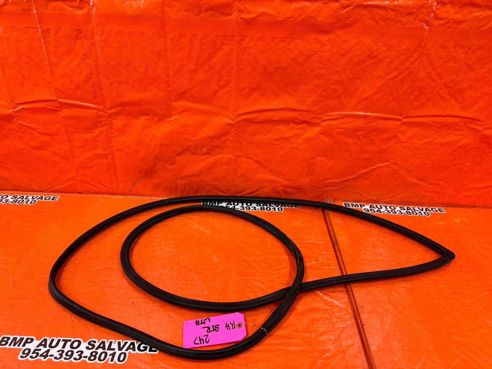 94 01 ACURA INTEGRA 2D PASSENGER RIGHT WEATHER STRIP TRIM SEAL GASKET OEM #2470