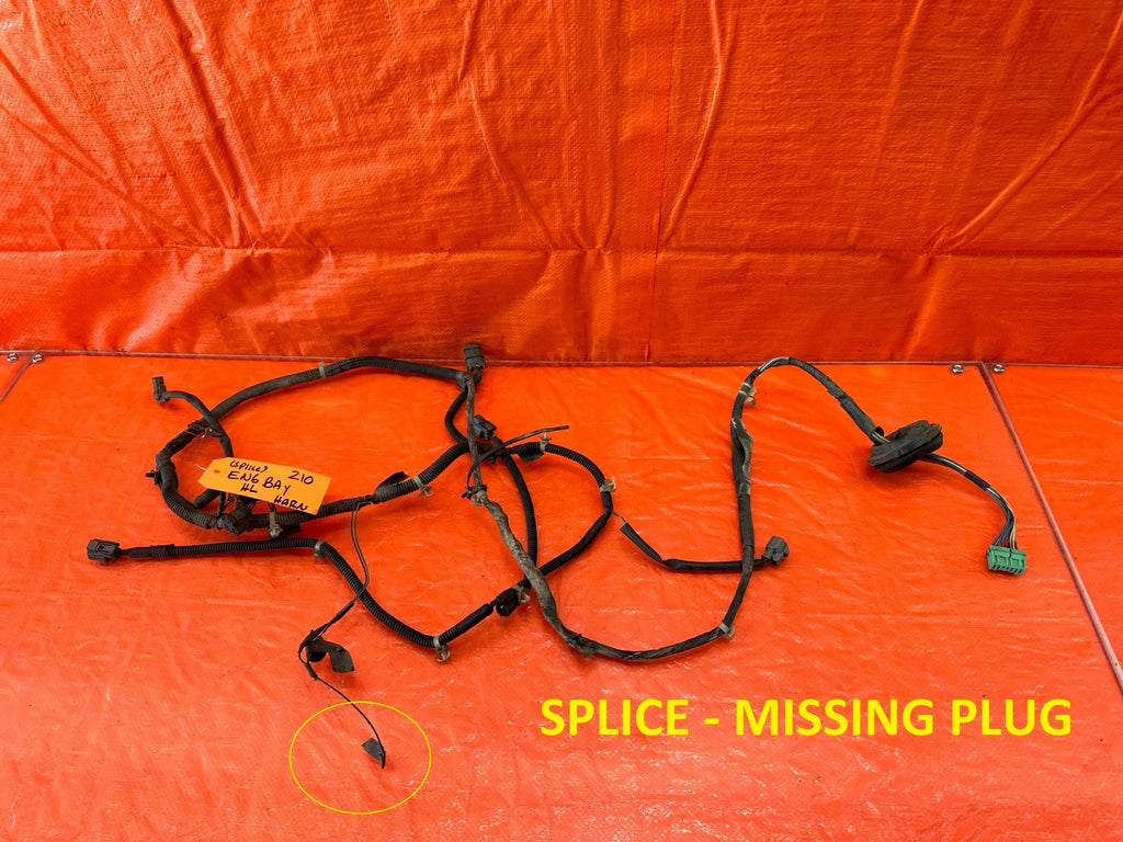 99 01 HONDA PRELUDE   LEFT CABIN / ENGINE ROOM WIRE HARNESS WIRING LOOM OEM #2100