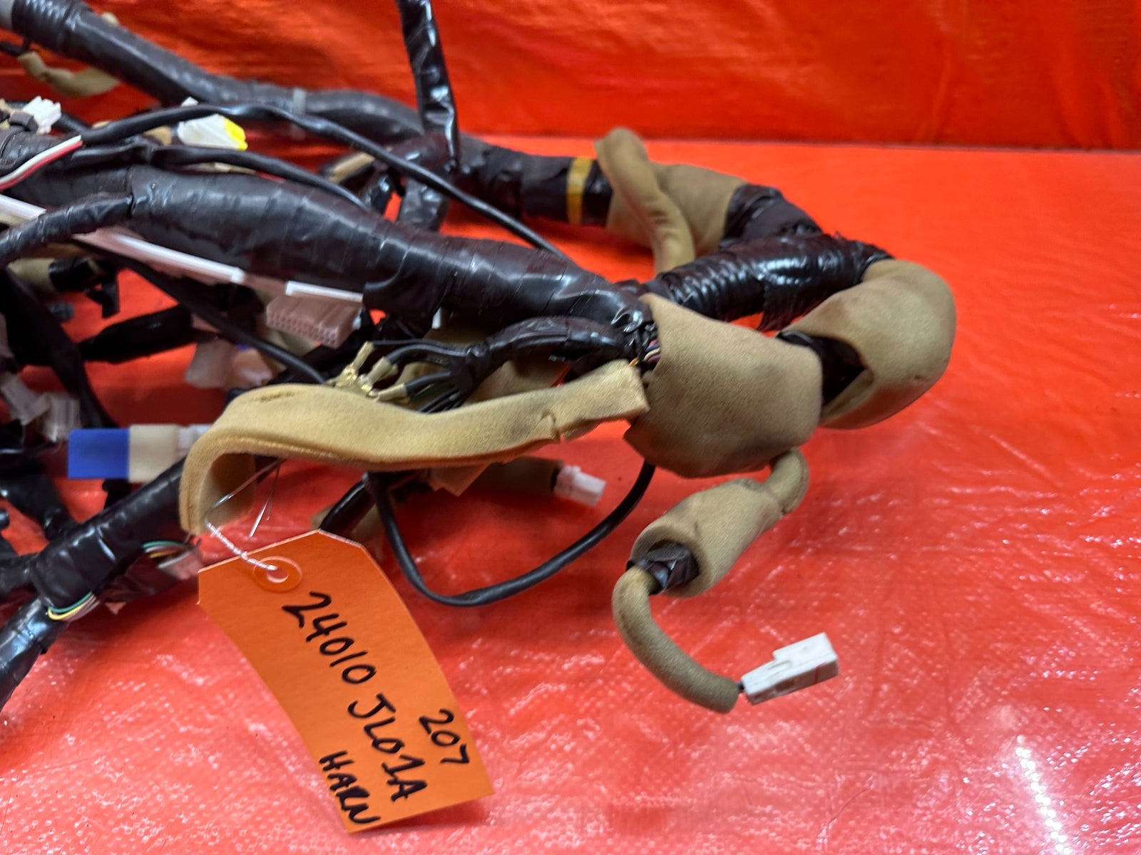2008 INFINITI G37 2D COUPE BASE MAIN DASHBOARD DASH WIRING HARNESS WIRE LOOM 2076
