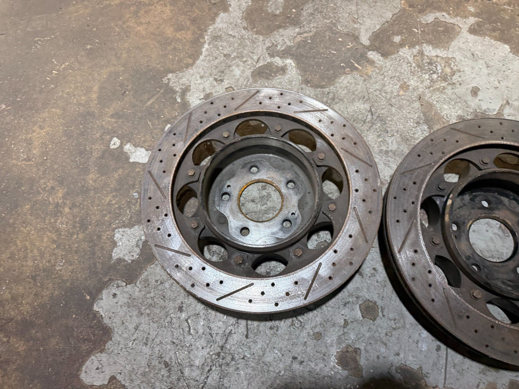 08 15 INFINITI G37 Q60   Z1 MOTOR SPORTS BRAND   2 PIECE ROTORS   REAR FITMENT10