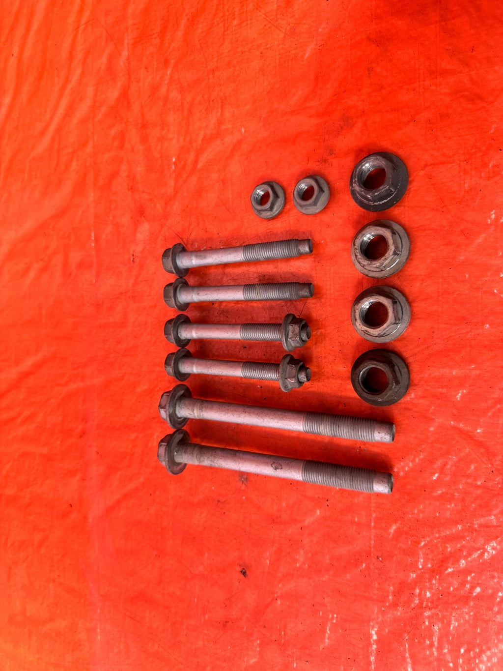 16 24 INFINITI Q50   3.0L   FRONT SUBFRAME CROSSMEMBER K FRAME BOLTS   OEM 3141