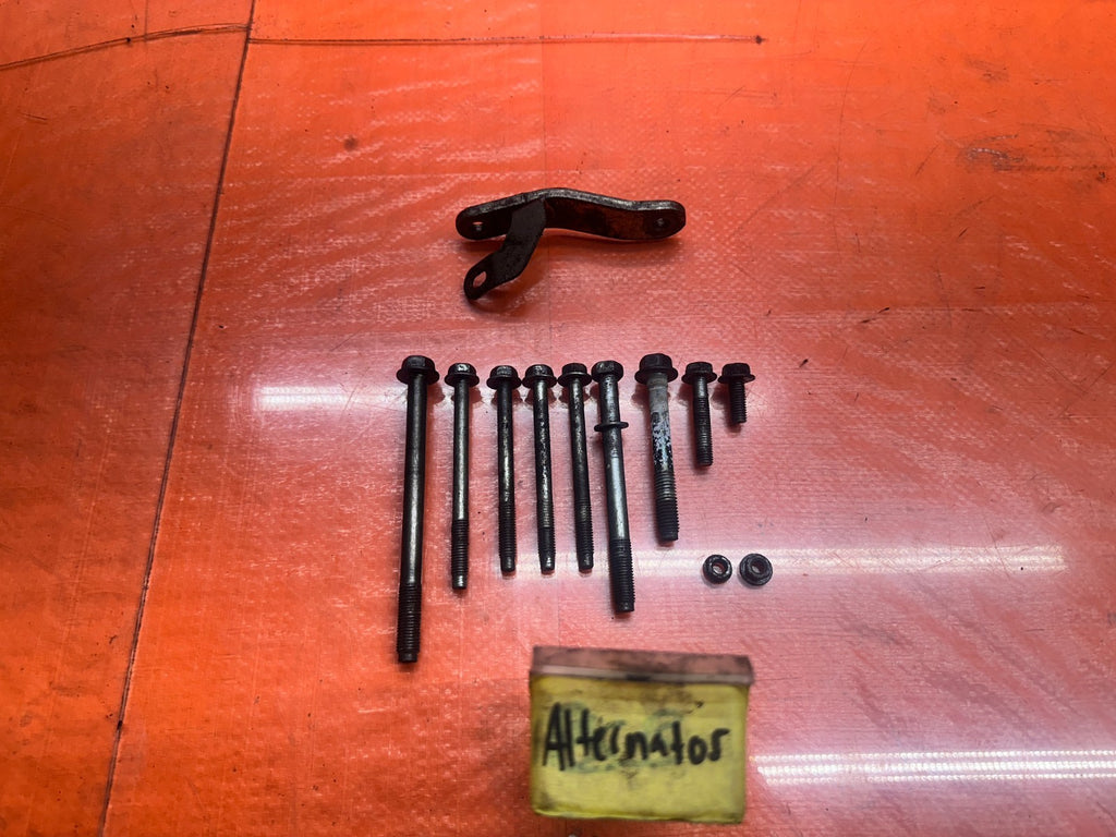 14-15 INFINITI Q50 VQ37 ALTERNATOR AC COMPREESOR POWER STEERING BOLTS #3440