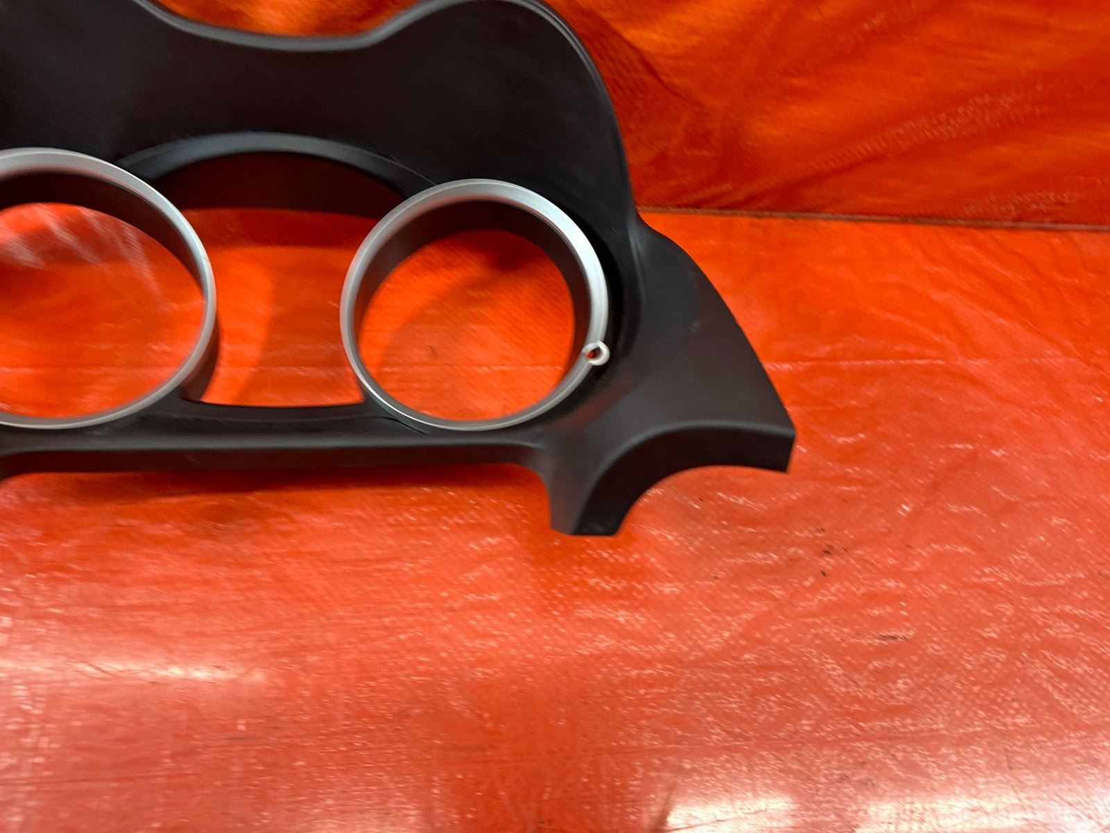 08 15 LANCER EVOLUTION X EVO 10 INSTRUMENT GAUGE CLUSTER BEZEL TRIM OEM #2174