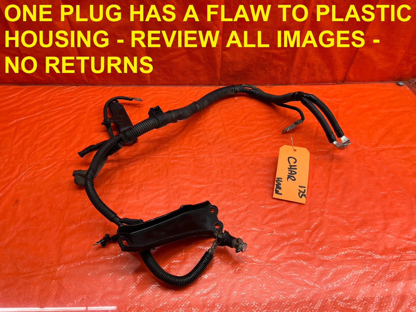 08 15 LANCER EVOLUTION X EVO 10 POSITIVE TERMINAL STARTER CHARGE HARNESS OEM 1750