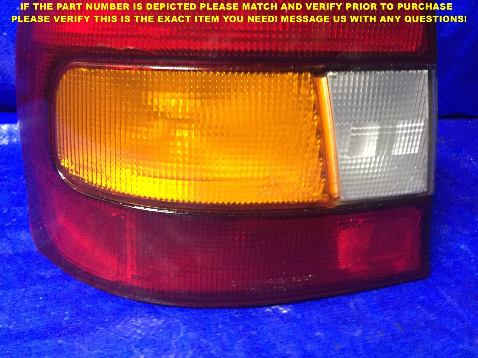 OEM 1992 1993 92 93 HYUNDAI ELANTRA DRIVER LEFT TAIL LIGHT L LH 4