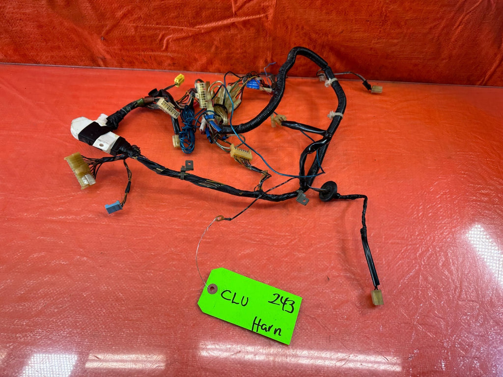 1989 89 HONDA CRX DX MANUAL INSTRUMENT GAUGE CLUSTER WIRING HARNESS WIRE LOOM 437