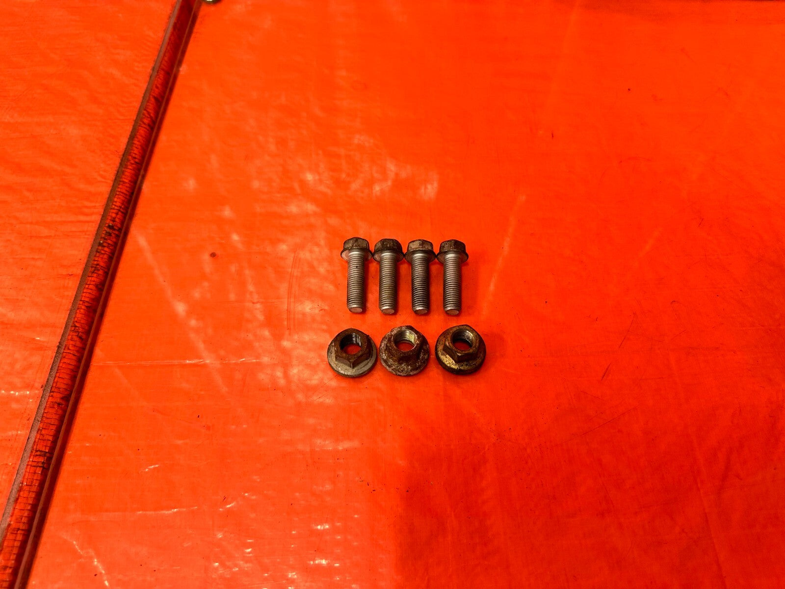 02 10 LEXUS SC430   3UZFE PASSENGER RIGHT MOTOR MOUNT BOLT SET BOLTS   OEM #2884