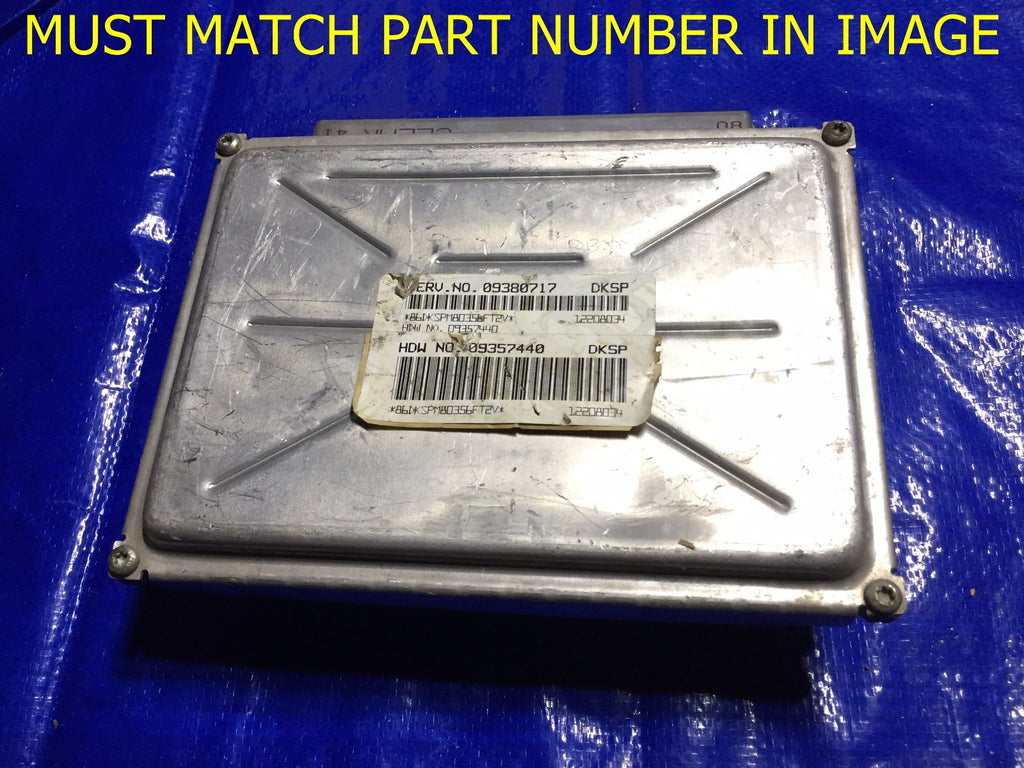 OEM 2000 01 BUICK REGAL ENGINE COMPUTER ECU ECM BRAIN EBX MODULE 09380717 DKSP0