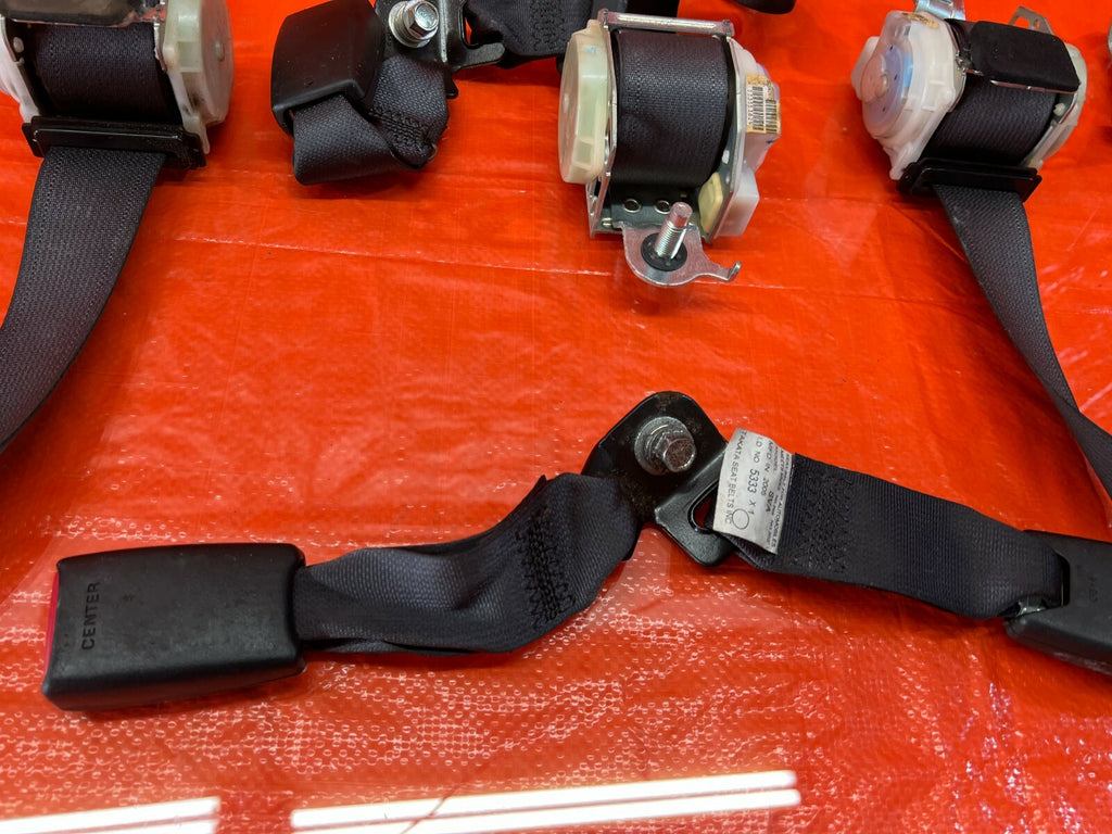 06 11 HONDA CIVIC SI COUPE   REAR SEAT BELT SET   SEAT BELTS LEFT RIGHT OEM #927