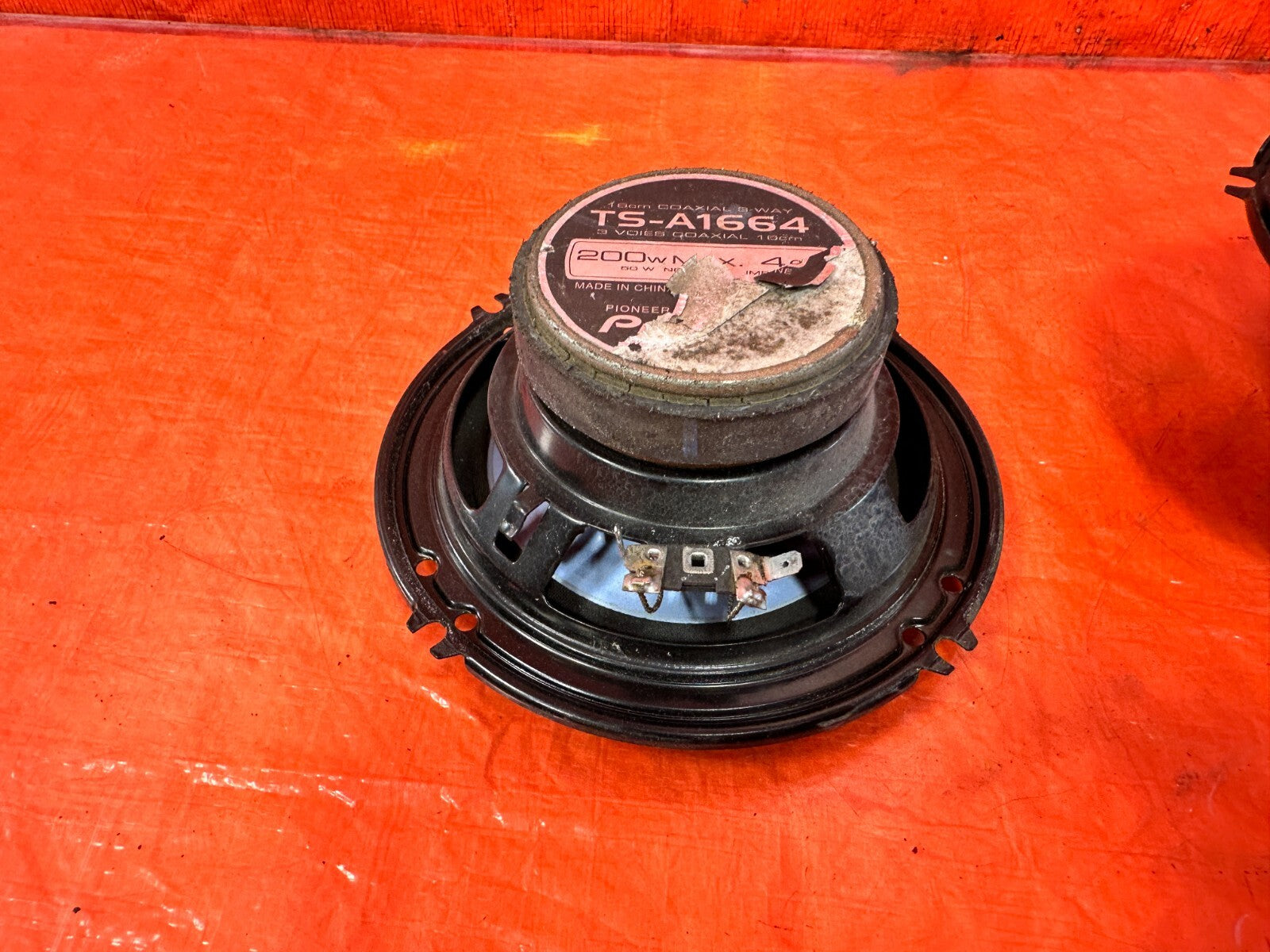 VINTAGE PIONEER TS A1664 3 WAY SPEAKERS 6 1/2", 200 W MAX  #2953